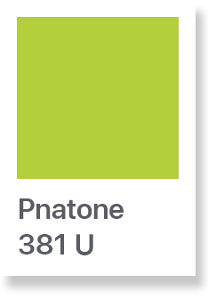 SFMI Pantone 381 U 보조색상 이미지