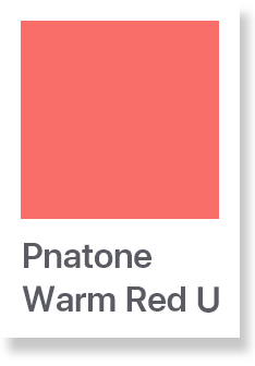SFMI Pantone Warm Red U 보조색상 이미지